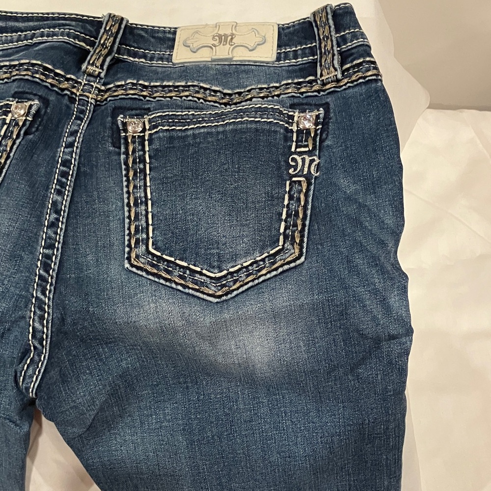 Miss Me Dark Blue Embellished Jeans - Picture 7 of 11